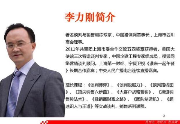 李力刚《谈判说服力》